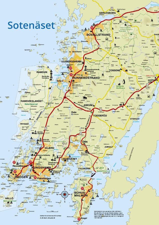 Lyckans Vandringshem Hunnebostrand Exteriér fotografie